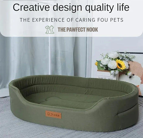 Green Cushions Pet Bed