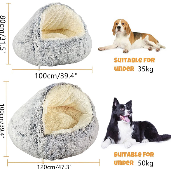 Measurements of Soft Plush Pet Bed