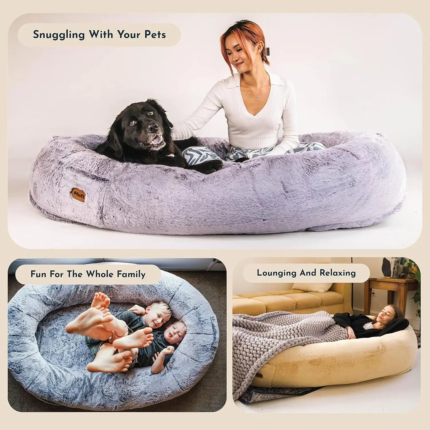 Usage of Human Dog Bed for Adults