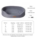 Measurements of Grey Cushion Pet Bed