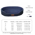 Measurements of Blue Cushion Pet Bed