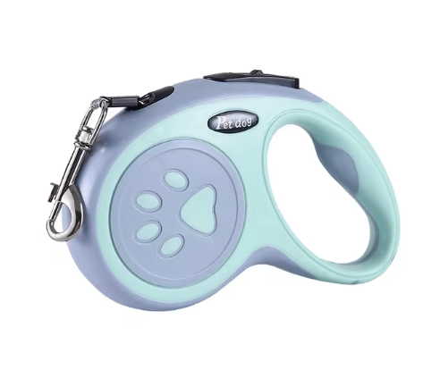 Blue Automatic Retractable Pet Lead